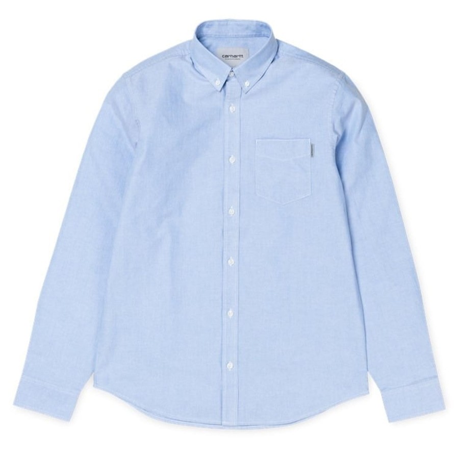 Herre Carhartt WIP | L/S Button Down Pocket Shirt