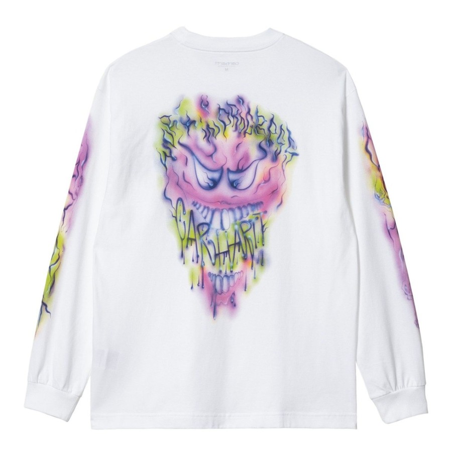 Herre Carhartt WIP | L/S Babybrush Grin T-Shirt