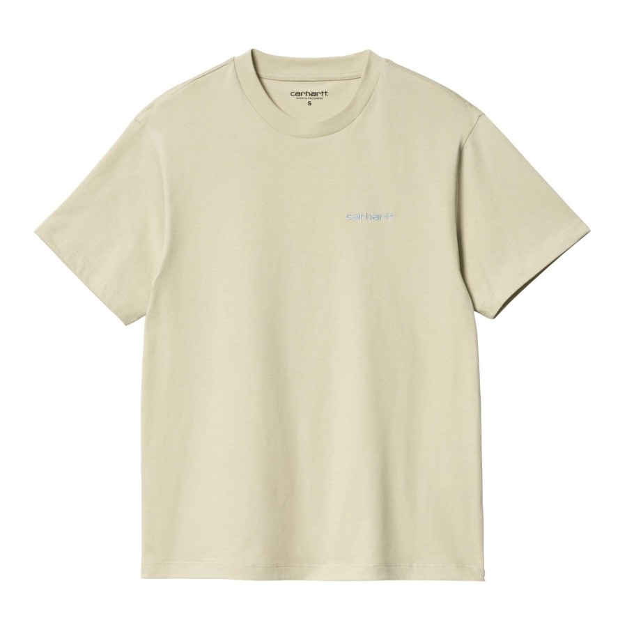 Dame Carhartt WIP | W' S/S Script Embroidery T-S