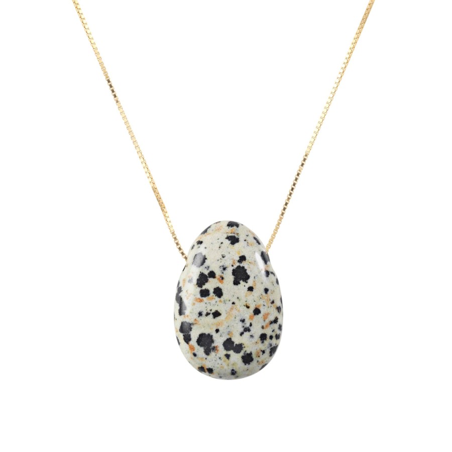 Accessories FASHASH | Rumi Dalmatian Jasper, Gold