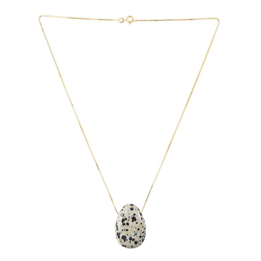 Accessories FASHASH | Rumi Dalmatian Jasper, Gold