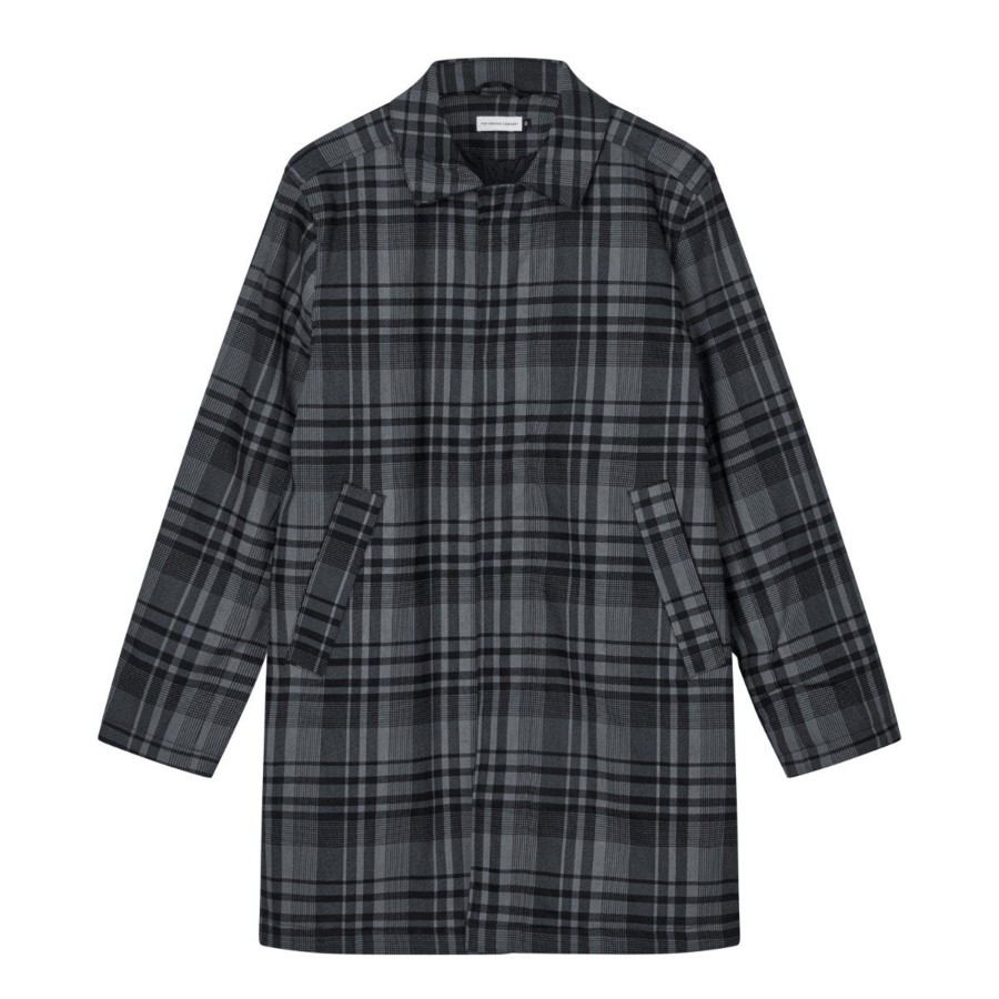 Herre Pop Trading Company | Checked Padded Trench Coat