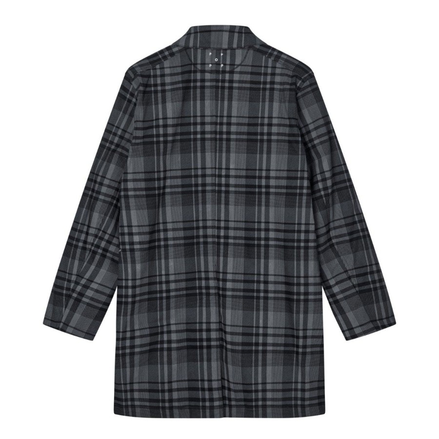 Herre Pop Trading Company | Checked Padded Trench Coat