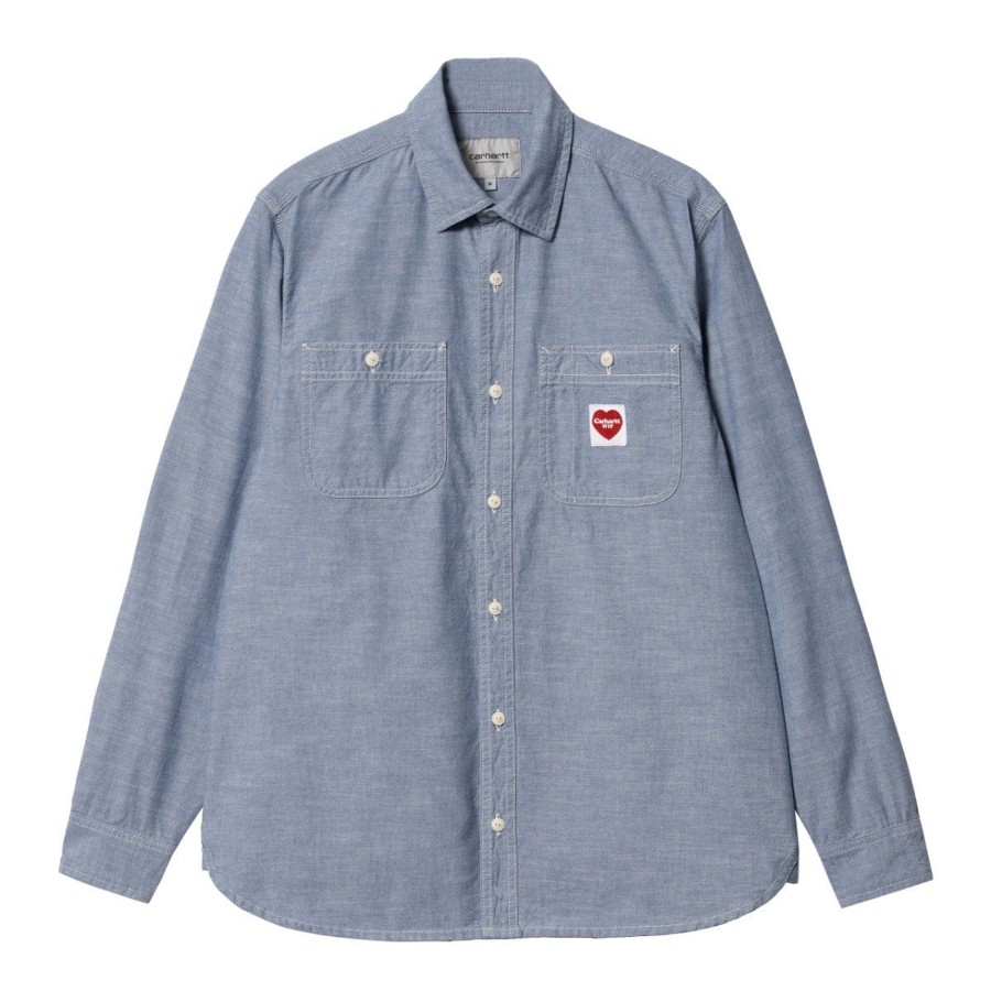 Herre Carhartt WIP | L/S Clink Heart Shirt