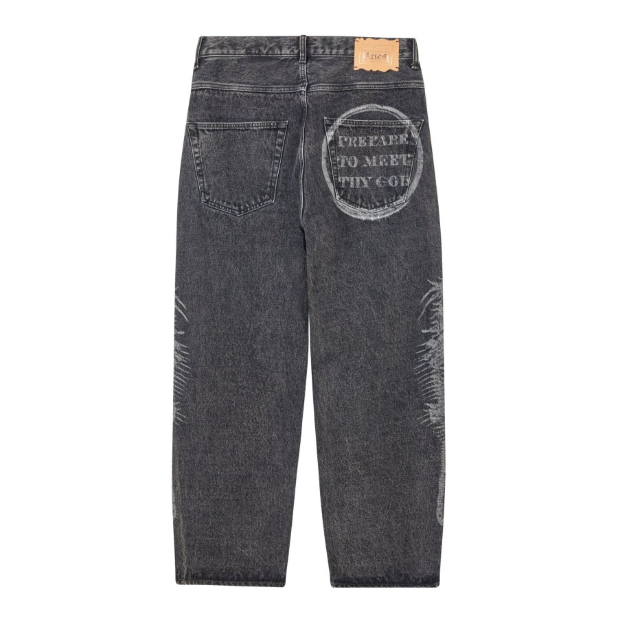 Dame Aries | Lasered Dragon Batten Jean