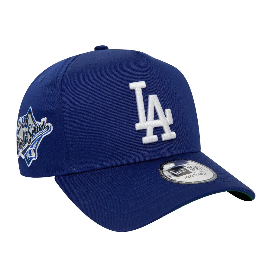 Accessories New Era | La Dodgers World Series Patch Dark Blue 9Forty E-Frame Adjustable Cap