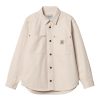 Herre Carhartt WIP | Derby Shirt Jac Natural Rinsed