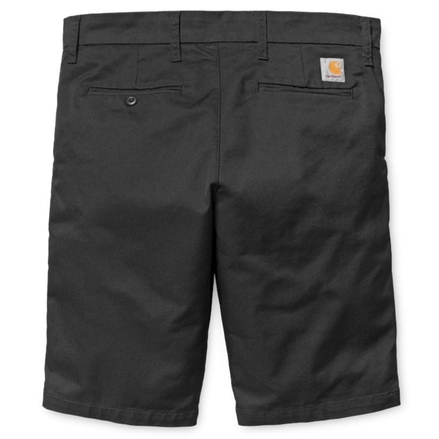 Herre Carhartt WIP | Sid Short Black Rinsed