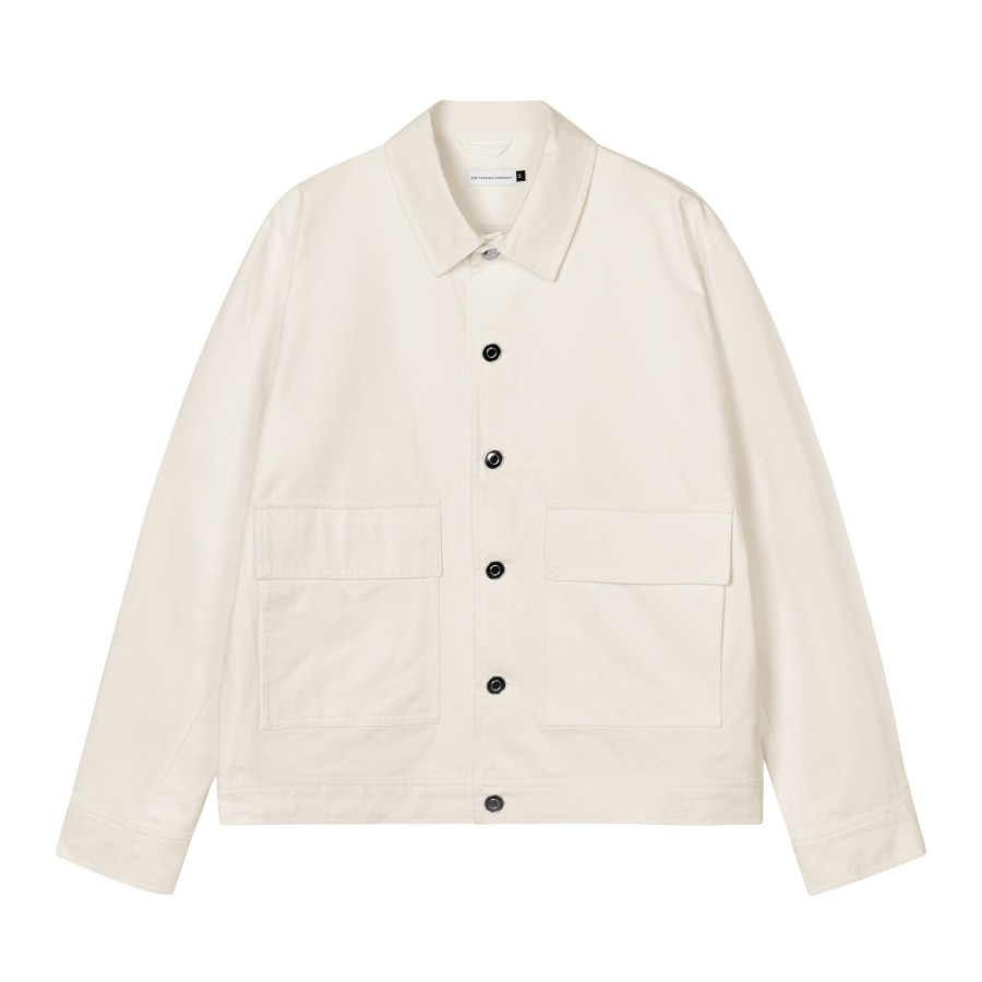 Herre Pop Trading Company | Full Button Linen Jacket