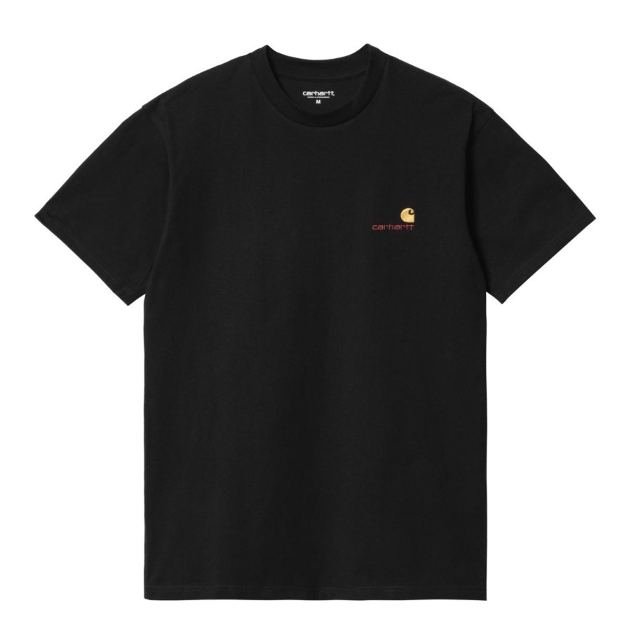 Herre Carhartt WIP | S/S American Script T-Shirt