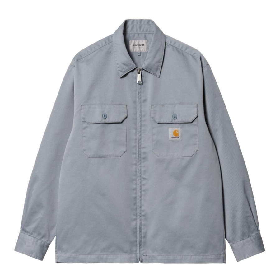 Herre Carhartt WIP | L/S Craft Zip Shirt