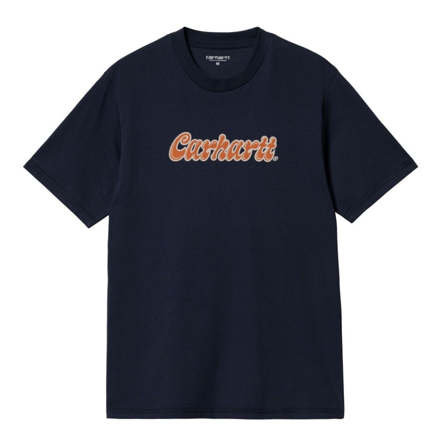 Herre Carhartt WIP | S/S Liquid Script T-Shirt