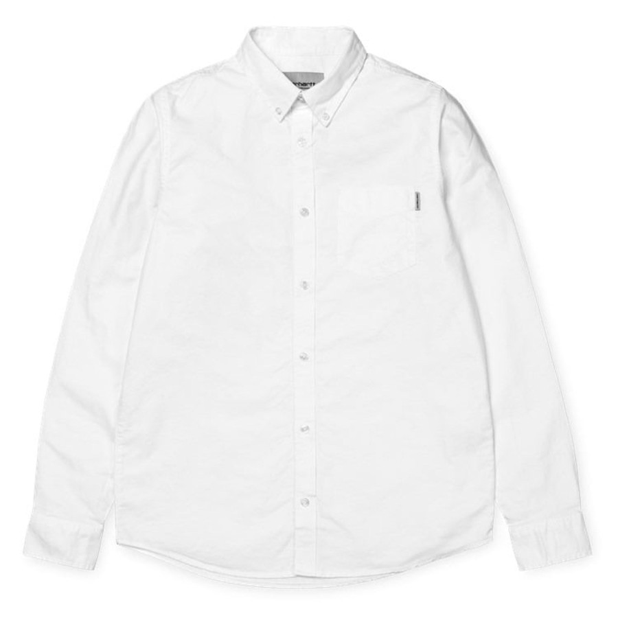 Herre Carhartt WIP | L/S Button Down Pocket Shirt