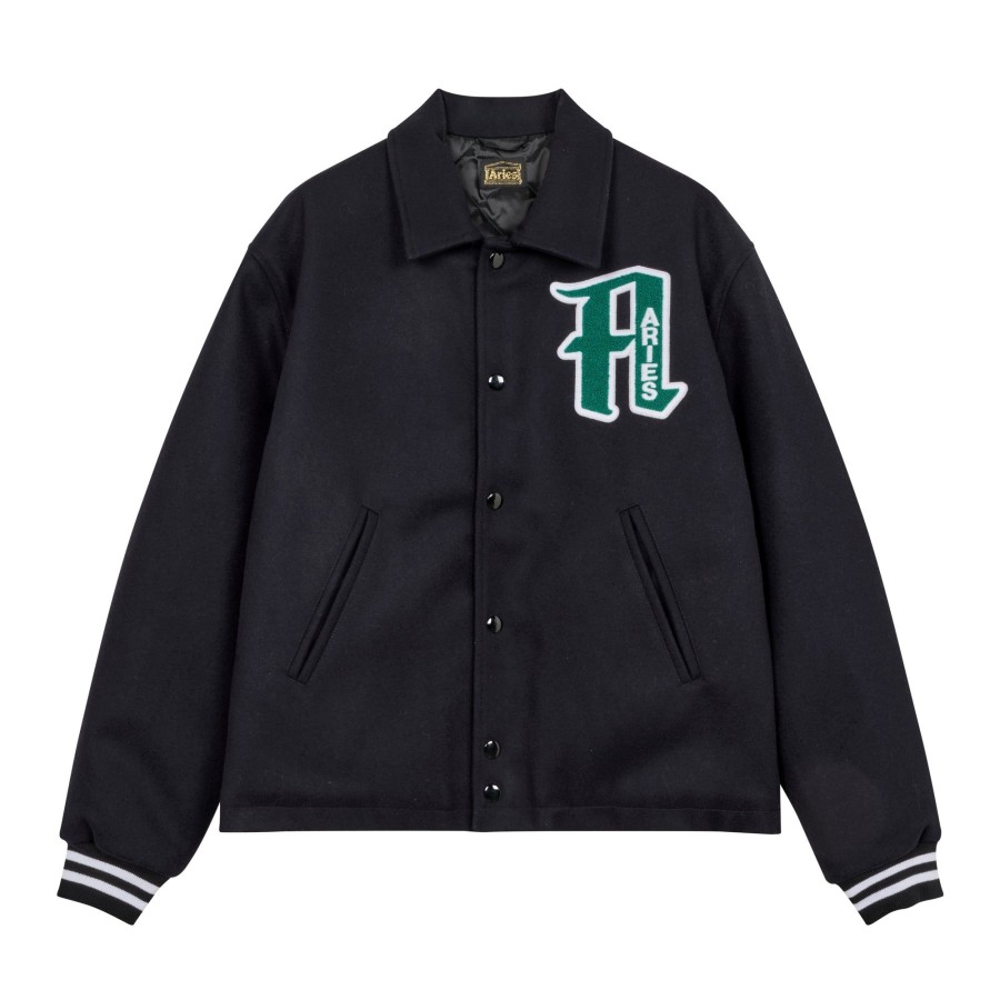 Herre Aries | Wool Varsity Jacket