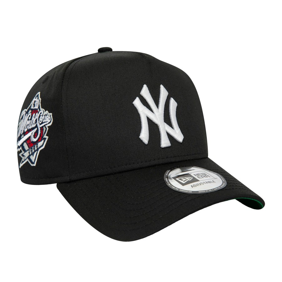 Accessories New Era | New York Yankees World Series Patch Black 9Forty E-Frame Adjustable Cap