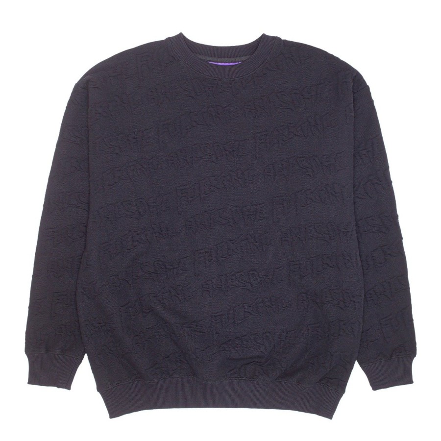 Herre Fucking Awesome | Jacquard Logo Crewneck Black