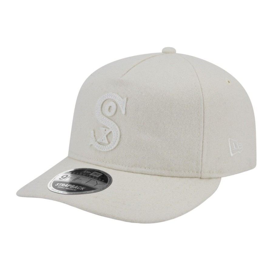 Accessories New Era | Chicago White Sox Mlb Cooperstown Off White Retrocrown 9Fifty Strapback Cap