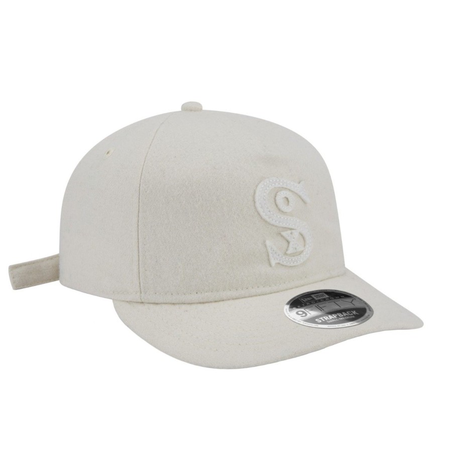 Accessories New Era | Chicago White Sox Mlb Cooperstown Off White Retrocrown 9Fifty Strapback Cap