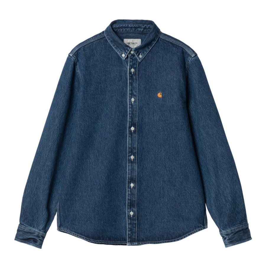 Herre Carhartt WIP | L/S Weldon Shirt