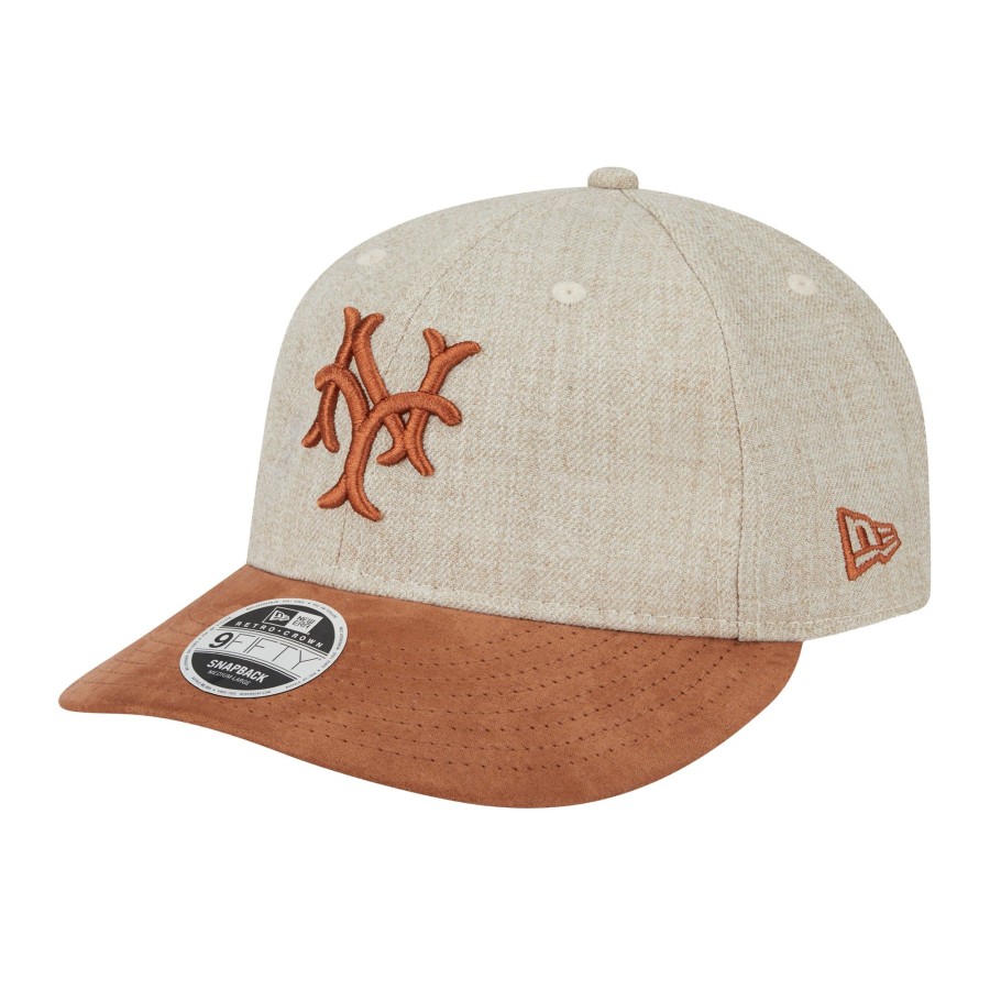 Accessories New Era | New York Mets Mlb Two Tone Brown Retro Crown 9Fifty Strapback Cap