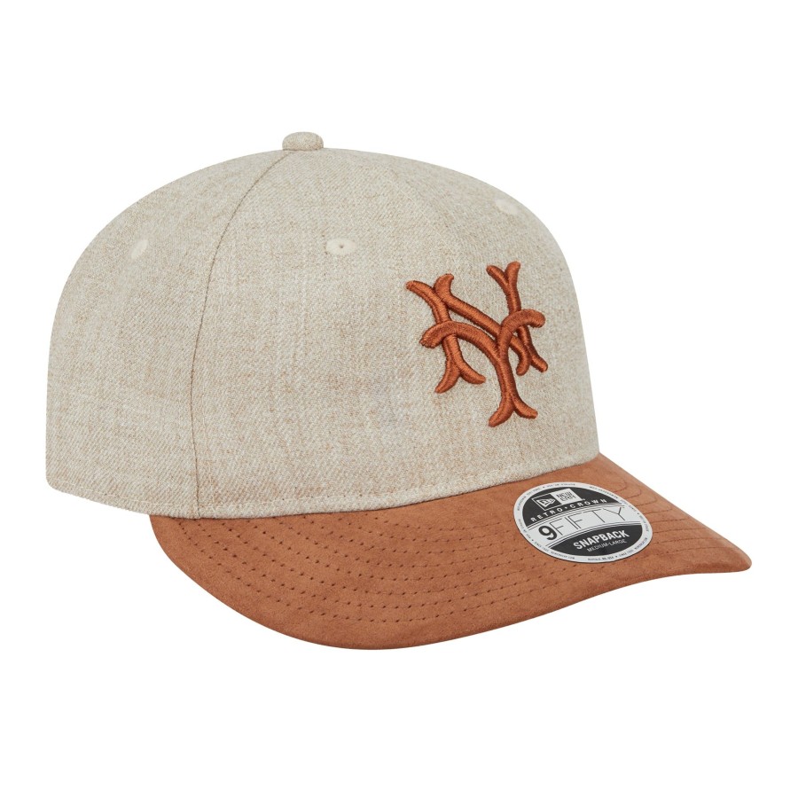 Accessories New Era | New York Mets Mlb Two Tone Brown Retro Crown 9Fifty Strapback Cap