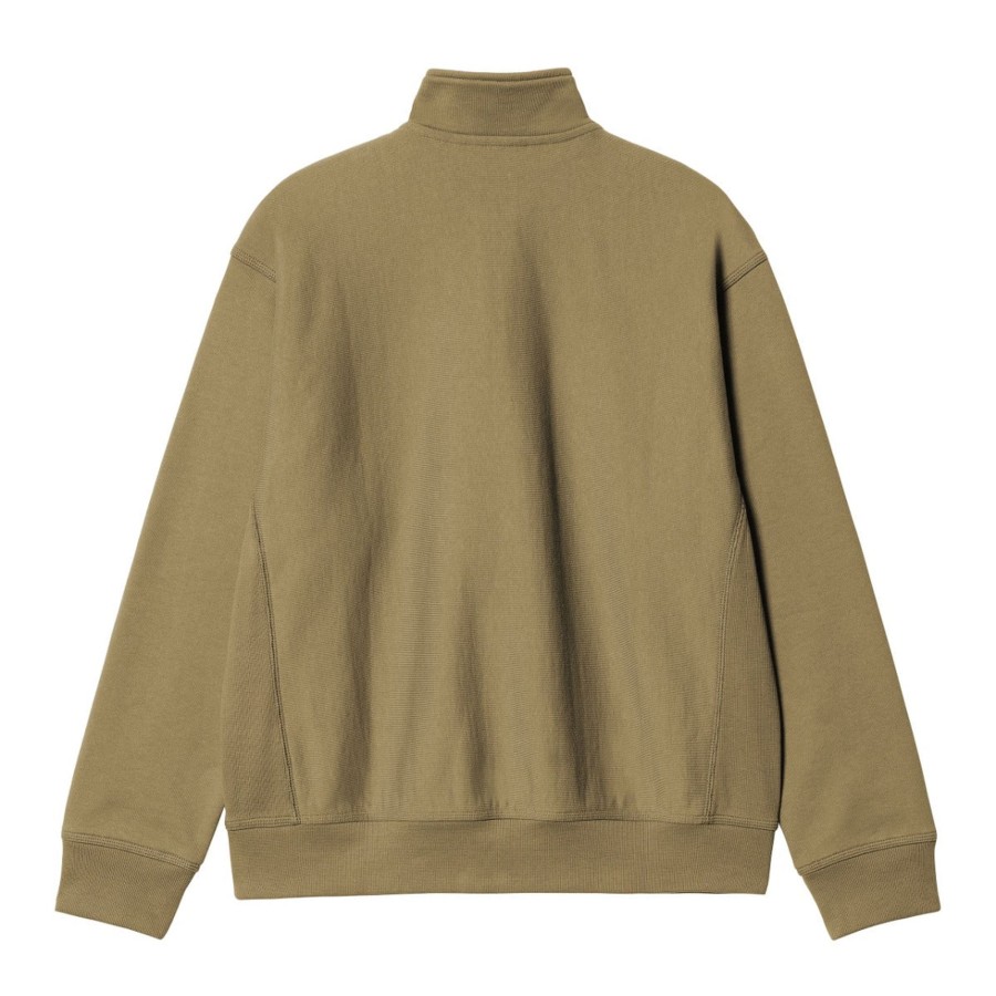 Herre Carhartt WIP | Half Zip American Script Sweat