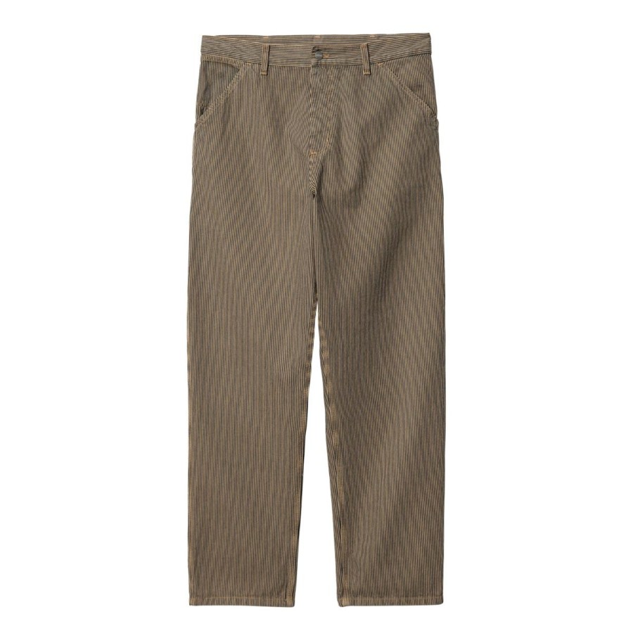 Herre Carhartt WIP | Single Knee Pant Hickory