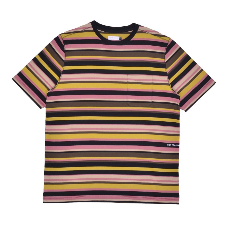 Herre Pop Trading Company | Striped Pocket T-Shirt