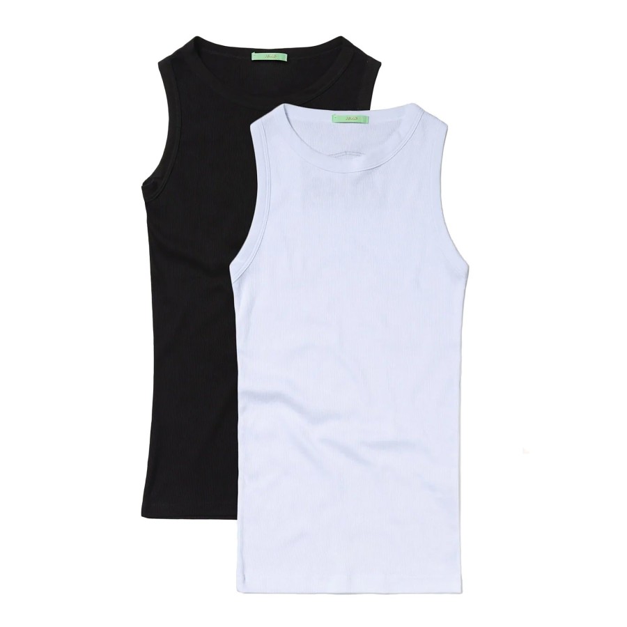 Dame Aries | Racer-Back Rib Vest Twin Pack