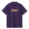 Herre Carhartt WIP | S/S Spin Script T-Shirt