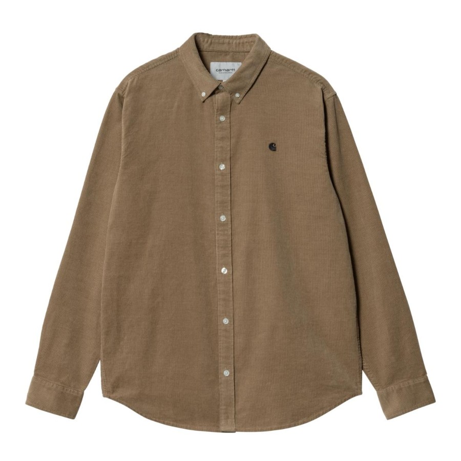 Herre Carhartt WIP | L/S Madison Fine Cord Shirt