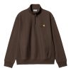 Herre Carhartt WIP | Half Zip American Script Sweat