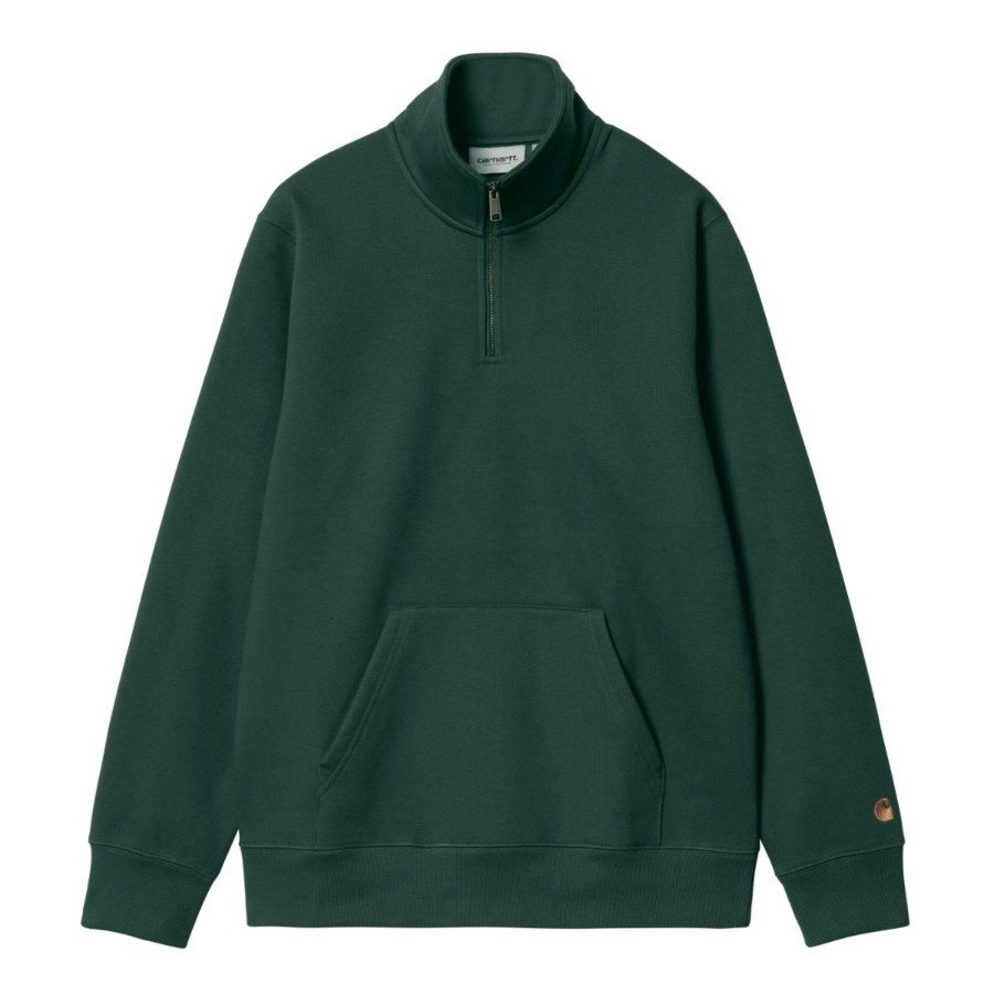 Herre Carhartt WIP | Chase Neck Zip Sweat