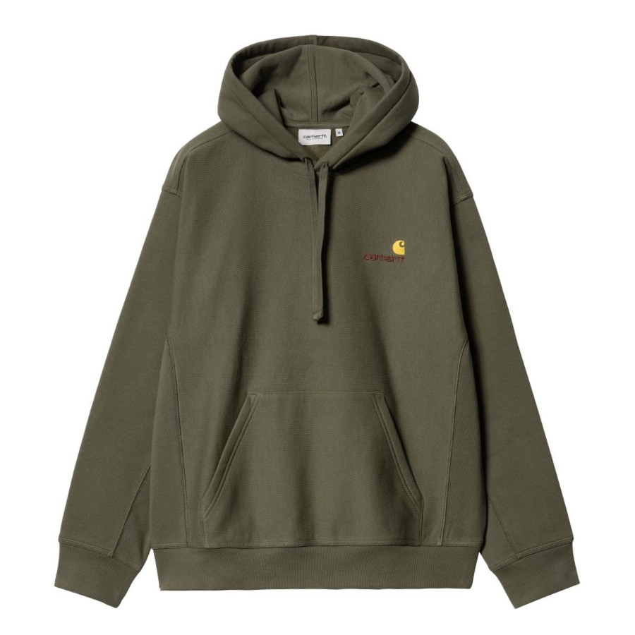 Herre Carhartt WIP | Hooded American Script Sweat