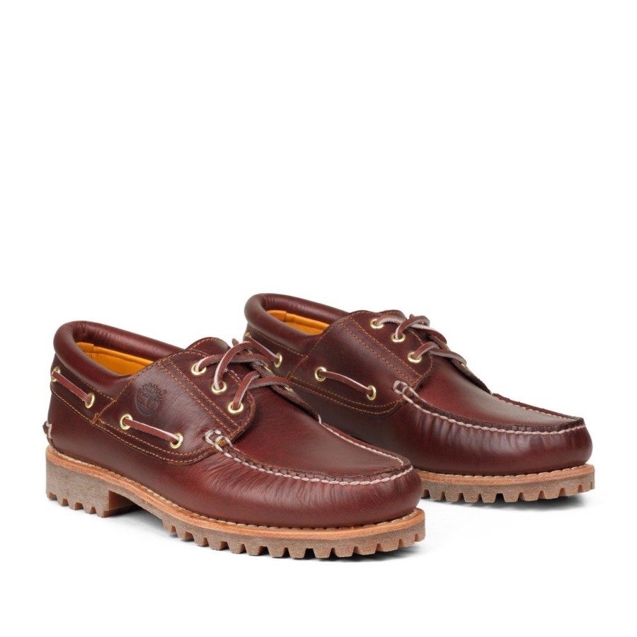 Herre Timberland | 3-Eye Lug Handsewn Boat Shoe