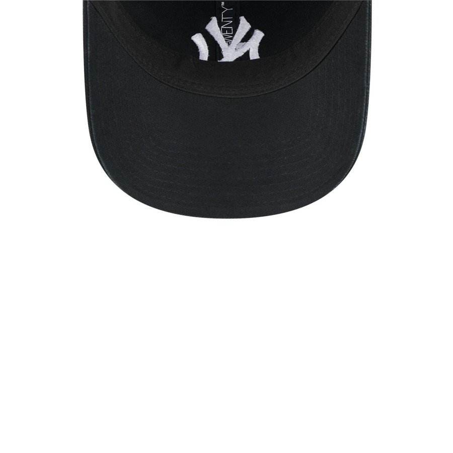 Accessories New Era | New York Yankees League Essential Black 9Twenty Adjustable Cap