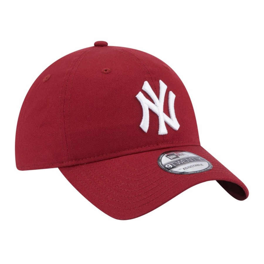 Accessories New Era | New York Yankees League Essential Dark Red 9Twenty Adjustable Cap