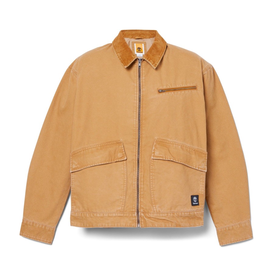 Herre Timberland | Strafford Washed Canvas Jacket