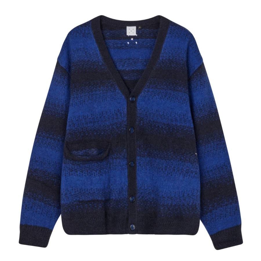 Herre Pop Trading Company | Striped Knitted Cardigan