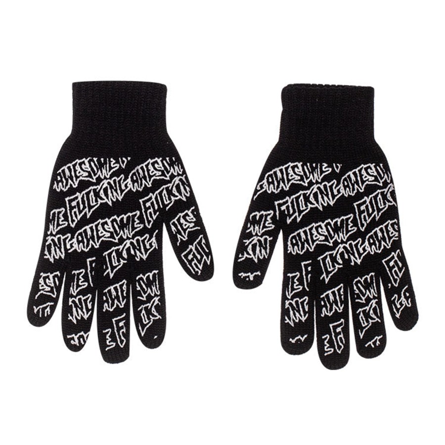 Accessories Fucking Awesome | Fa Stamp Gloves Reflective