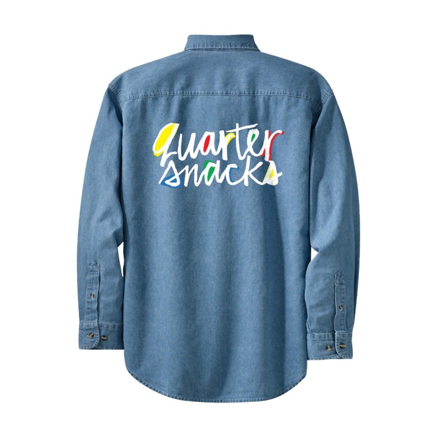 Herre Quartersnacks | Pop Art Denim Shirt