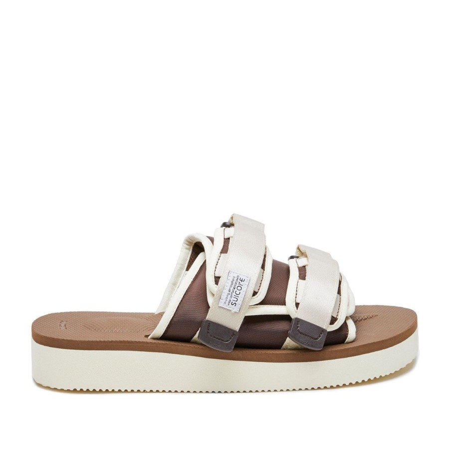 Dame Suicoke | Moto-Po Ivory X Brown