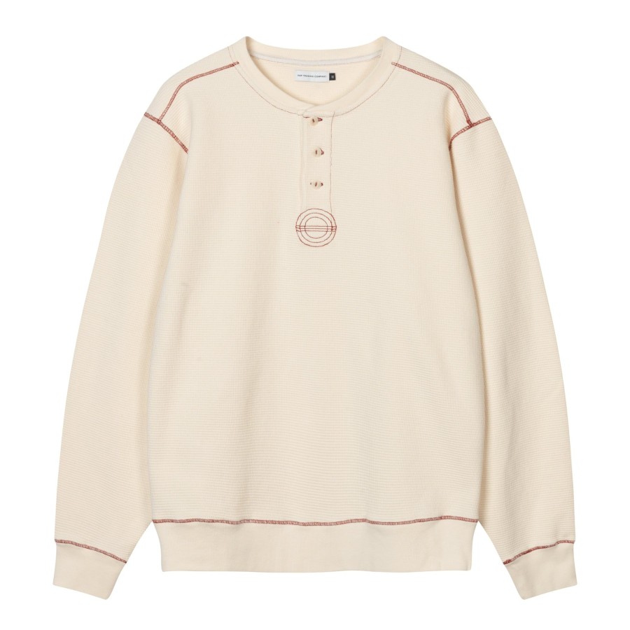 Herre Pop Trading Company | Henley Waffle Sweat