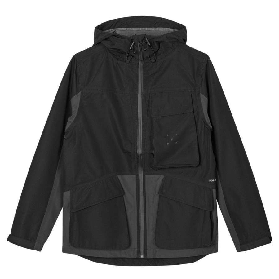 Herre Pop Trading Company | Big Pocket Hooded Tech Jacket