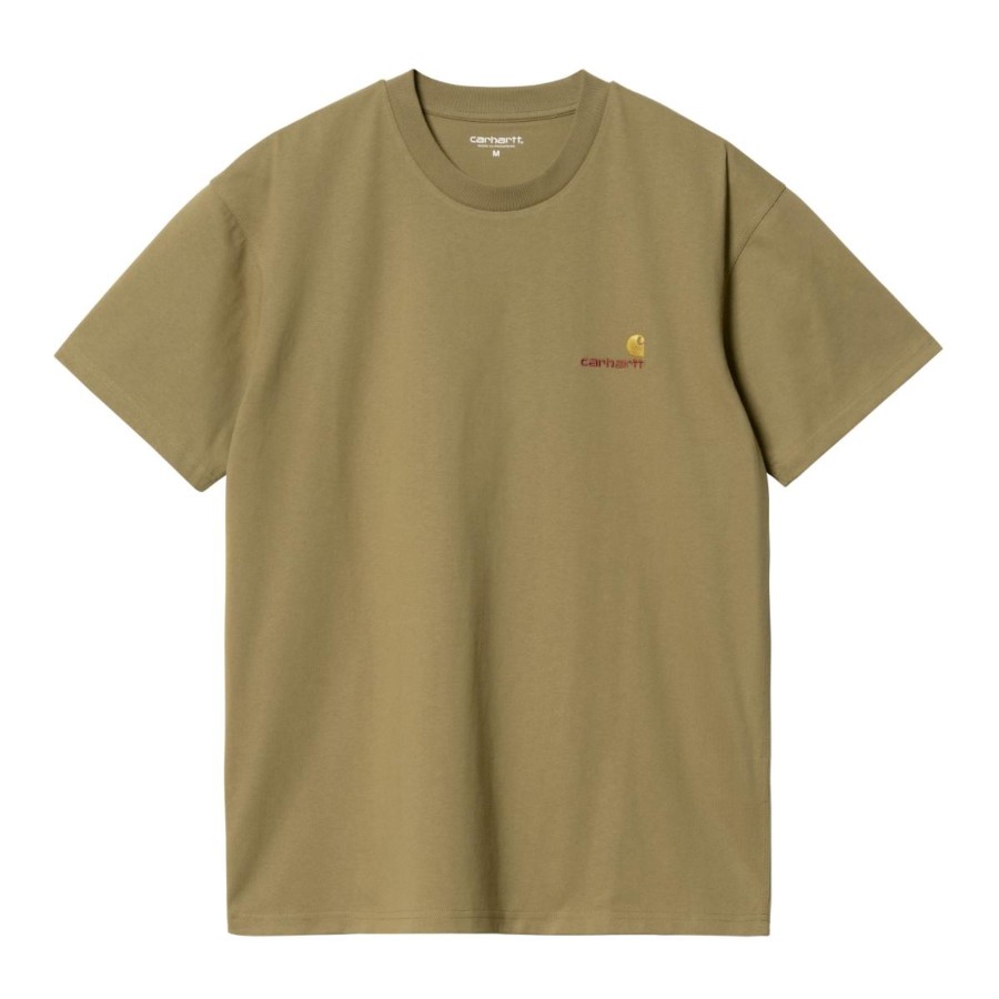 Herre Carhartt WIP | S/S American Script T-Shirt