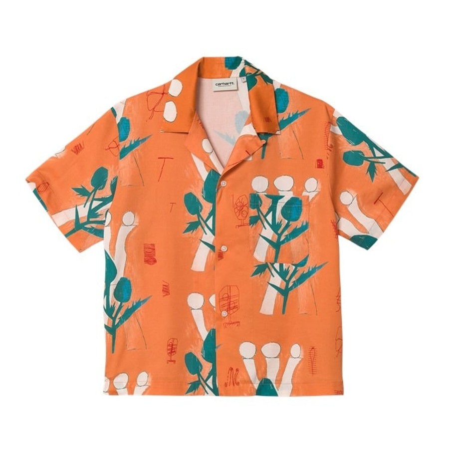 Dame Carhartt WIP | W' S/S Tom Krol Flowers Shirt